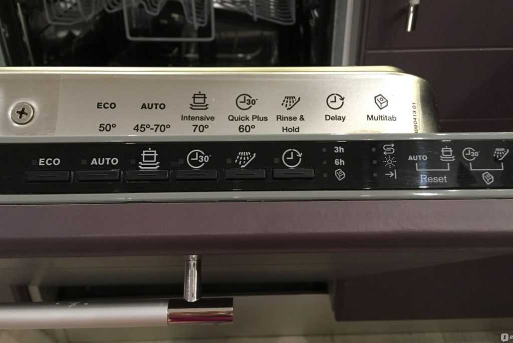 Не горят индикаторы посудомоечной машины Panasonic